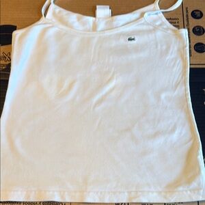 Lacoste White Tank Top
